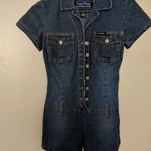 Blue jean romper